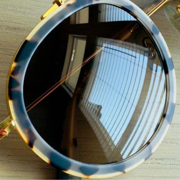 New KREWE Conti Matte Oyster 24K Sunglasses - Picture 7 of 15